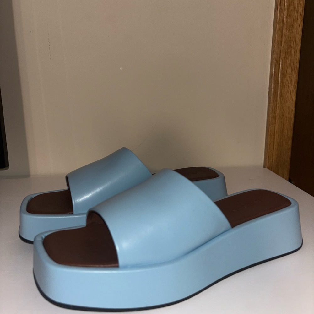 Light Blue ALOHAS JANICE Platform Sandal